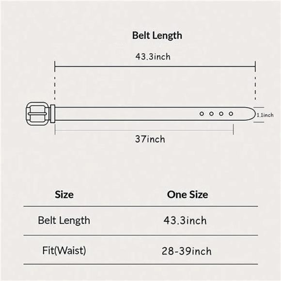 YCMI Western-Belts Vintage Leather Western Buckle Cowgirl Waist Belt main image 5